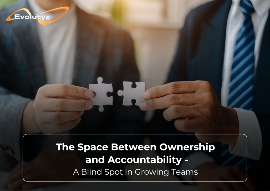 Visual representing the gap between ownership and accountability at work